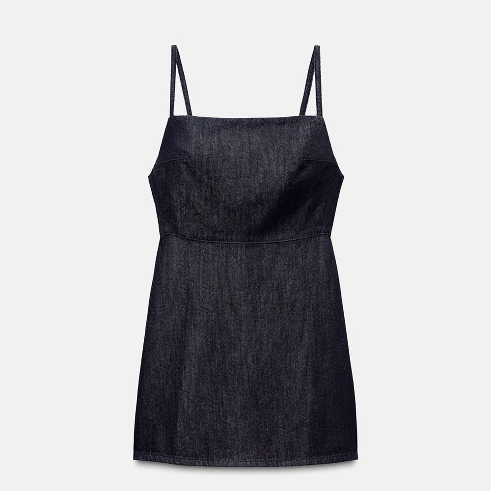 Zara Short Denim Mini Dress
